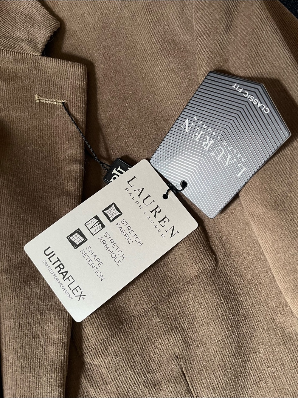 NWT Lauren Ralph Lauren Men's Ledger Classic Fit Corduroy Sport Coat Blazer 42S - Picture 7 of 16